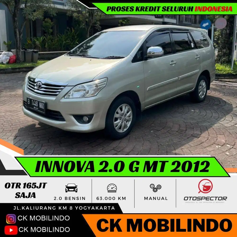 Toyota Kijang Innova G Manual 2012 ANTIK ISTIMEWA DP Minim Xpander