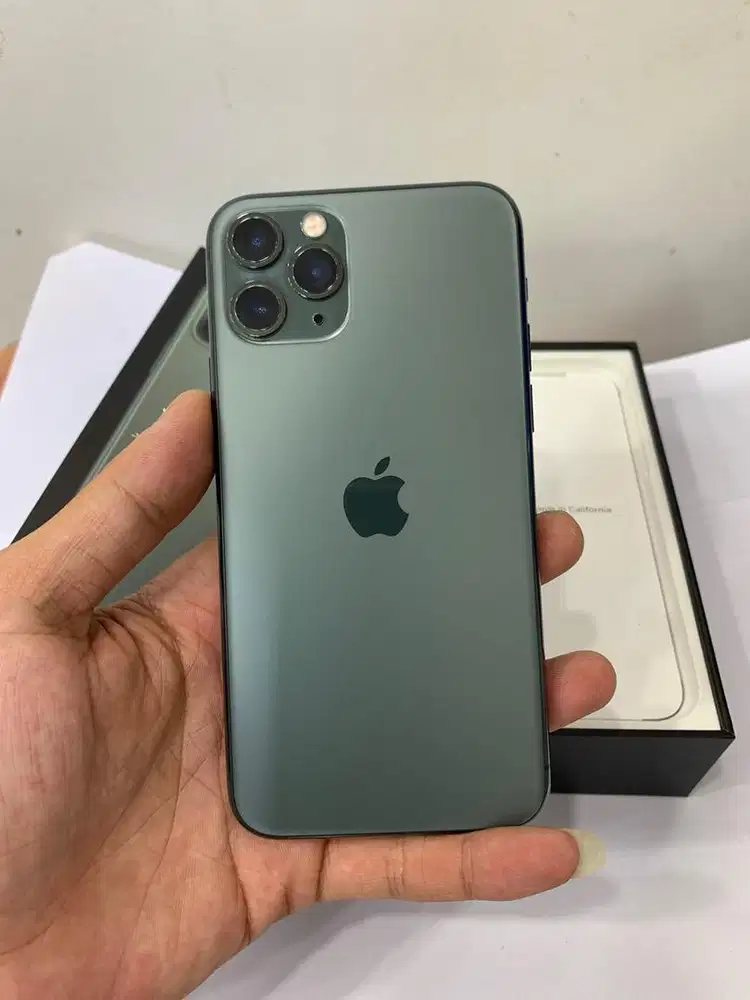 iPhone 11 pro 256GB Green resmi ex iBox