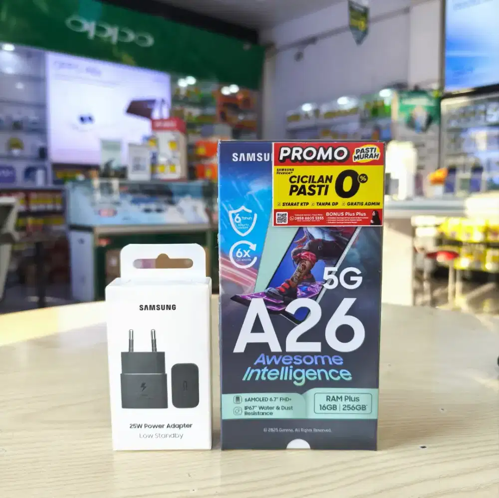Flash sale Samsung A26 gratis langsung adaptor