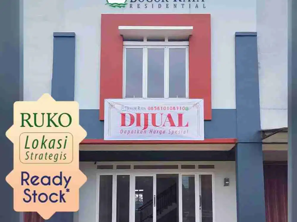 dijual Ruko perumahan Pajajaran Regency