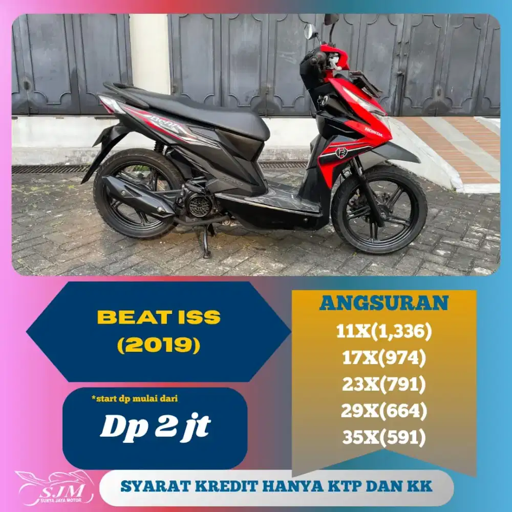 HONDA BEAT CBS ISS 2019 MESIN HALUS