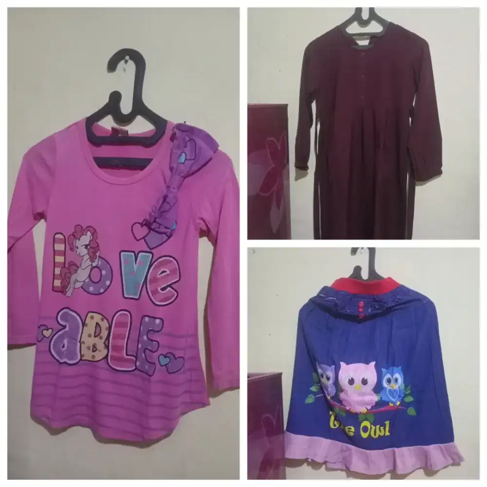 Baju dan rok anak take all