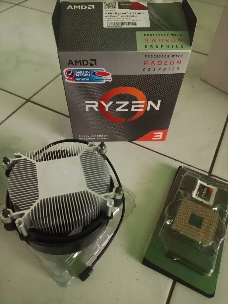 AMD AM4 Ryzen 3 3200G NEGO pemakaian 3 Bulan