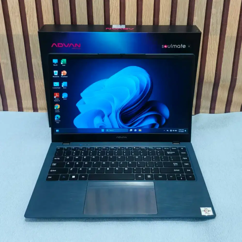 Advan soulmate x slim AMD Athlon silver Ram4GB/ssd128GB fullset bogor