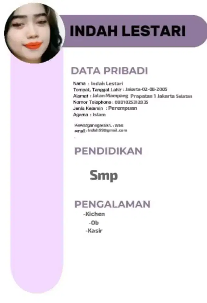 Sedang Mencari Pekerjaan Seperti Freelance Rumahan/Kantoran/Housciping