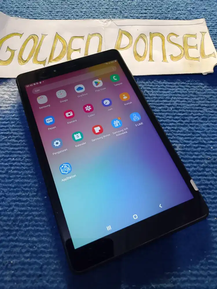 Samsung Tab A 8(2019)32Gb/Ram 2Gb.4G.ORI.Perfect.Golden ponsel