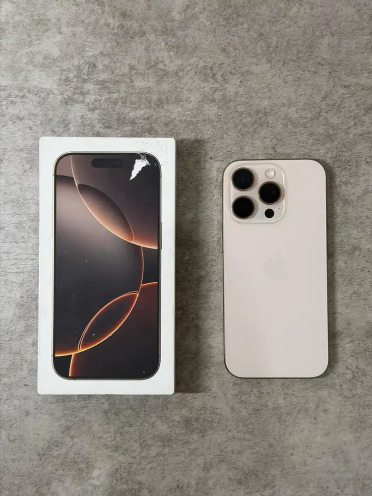 Iphone 16 Pro 128gb IBOX (Garansi On) Like New 99,99% Fullset Original