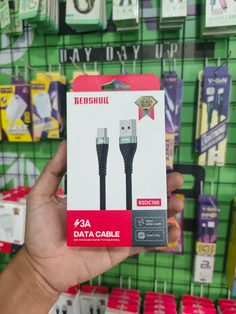KABEL DATA TYPE C REDSKULL RSDC100