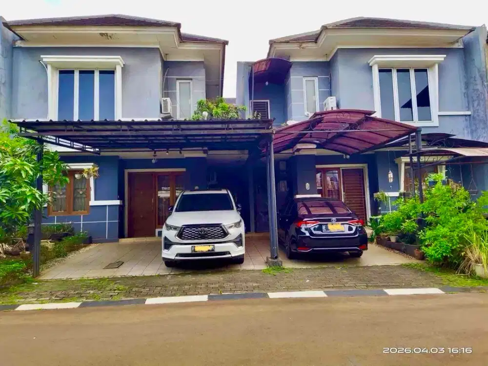 Di Jual 2 Rumah gandeng Murah Di Cluster Kota Wisata