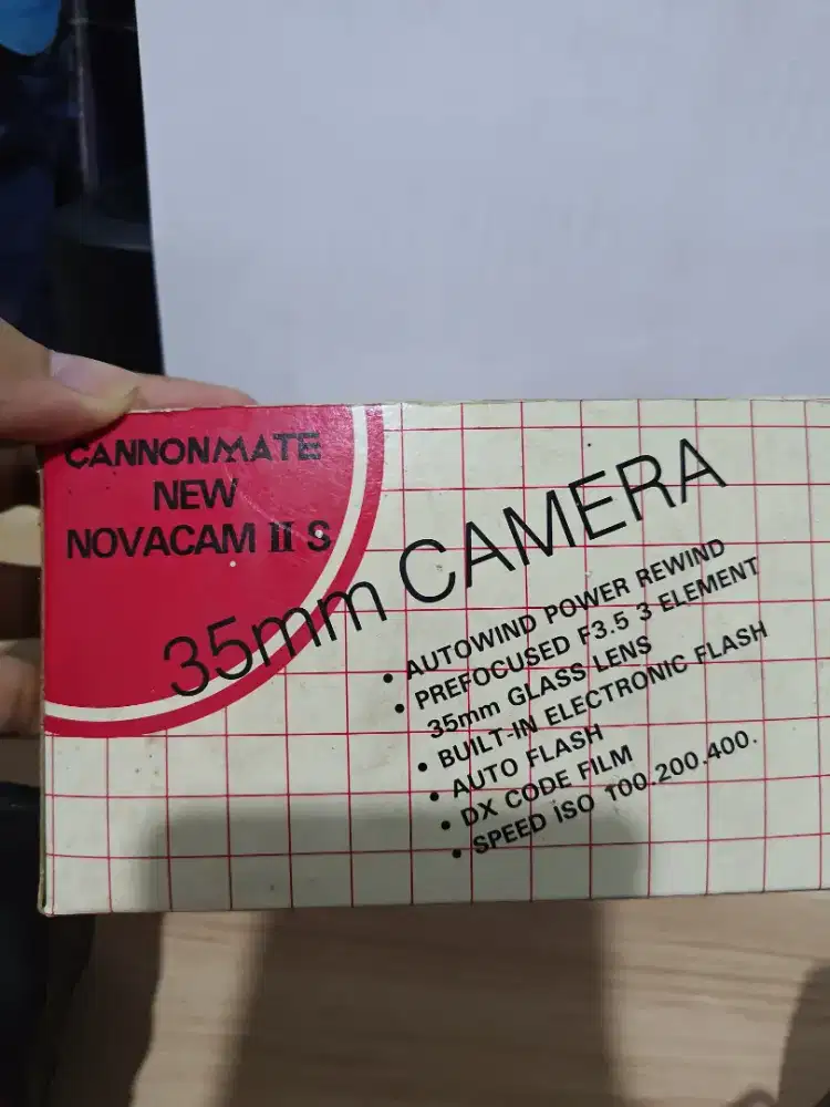Kamera Analog 35mm Cannonmate Novacam + Box & Pouch