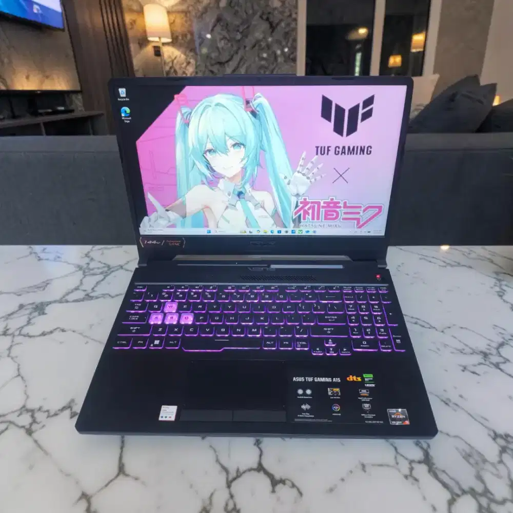 ASUS TUF A15  NVIDIA RTX FULSET  (RAM 16GB/SSD 512GB)Masih ada Garansi