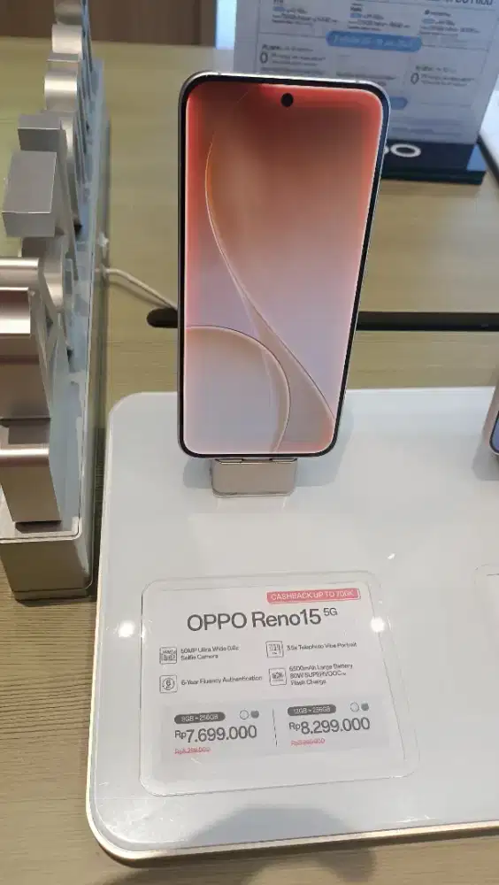 HP OPPO RENO 15 5G DENGAN CICILAN 0% HOME CREDIT