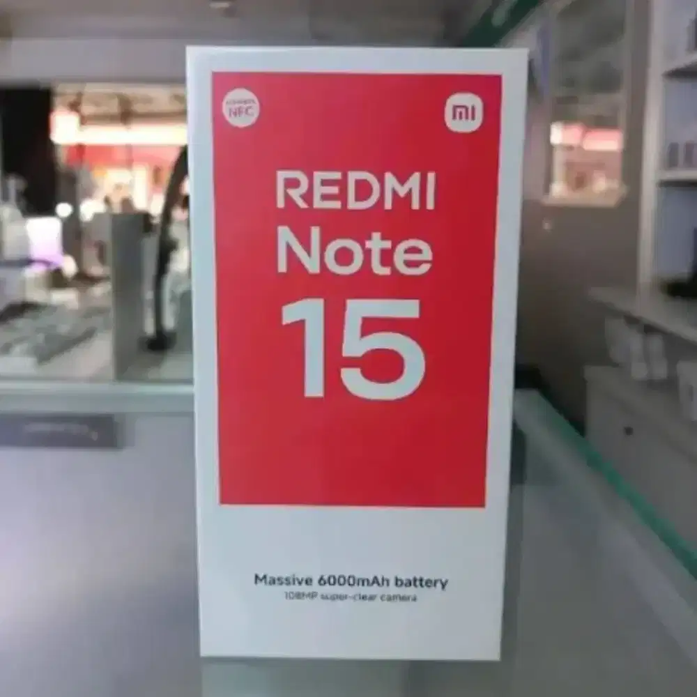 Xiaomi redmi note 15 256gb ram 8gb dan8/128 garansi resmi