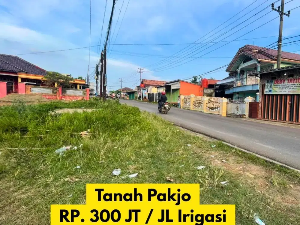 Dijual tanah pinggir jalan Demang JL Inspektur Marzuki