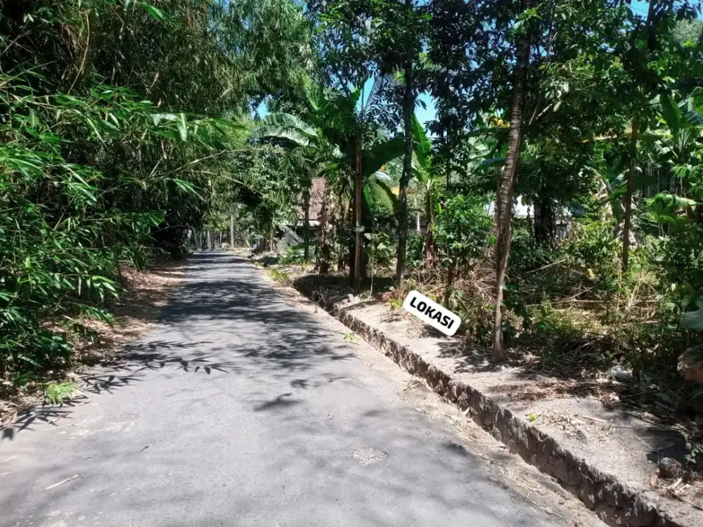 TURUN HARGA TANAH PEKARANGAN DEKAT PASAR BUTUH CANGKRINGAN.JK11436