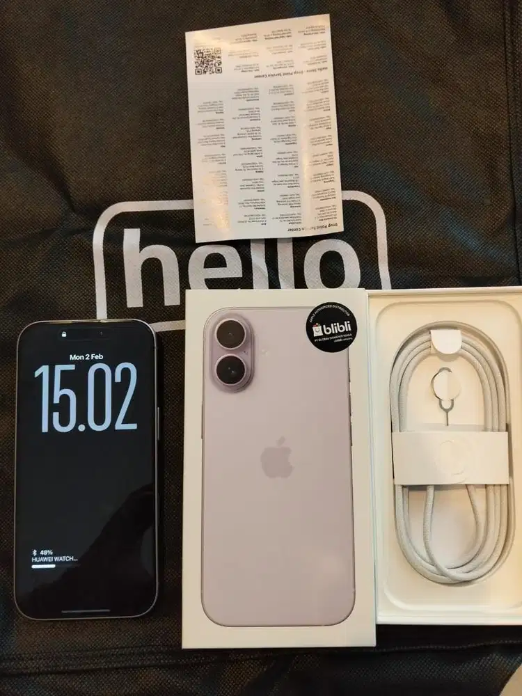 Iphone 17 256GB Lavender Blibli/Ibox Warranty 2 thn