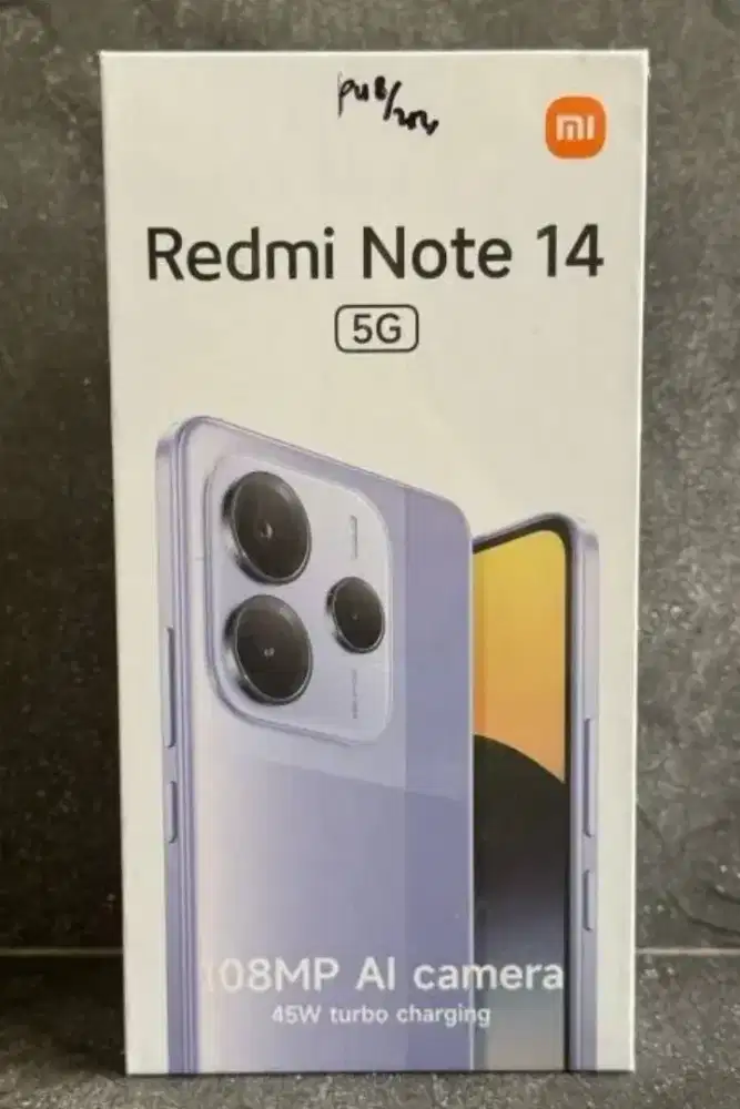 Xiaomi redmi note 14 5G ram 12gb 512gb dan8/256 garansi resmi