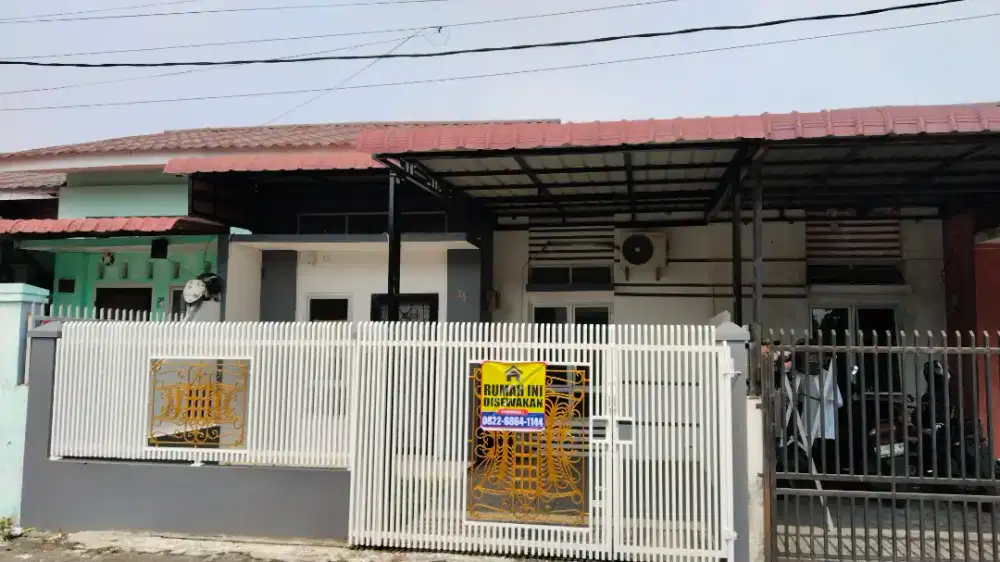 DISEWAKAN RUMAH TIPE 54 DI SETIABUDI - MEDAN (KHUSUS MUSLIM)