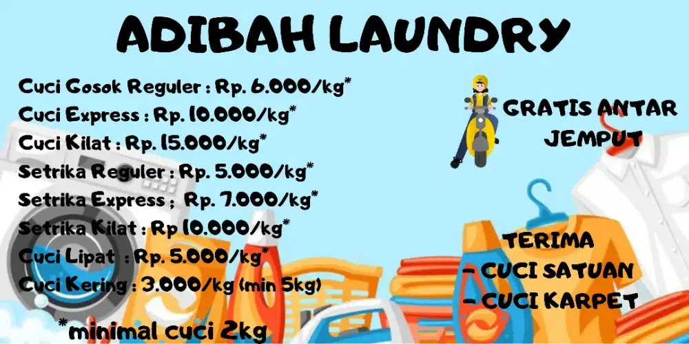 KARYAWATI LAUNDRY KILOAN
