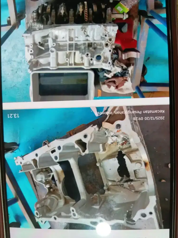 Blok mesin  alphard bekas kondisi rusak kami baru ganti blok