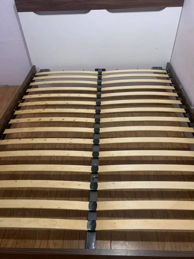 DIJUAL CEPAT Dipan Kayu Minimalis 120x200 Double Kokoh Murah