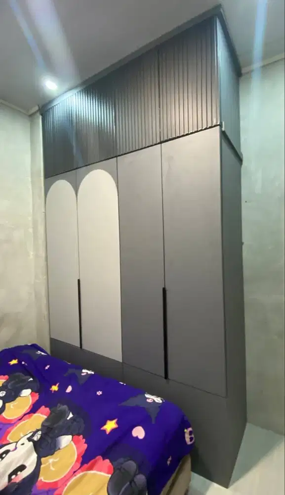 Lemari Pakaian Minimalis 3 Pintu / Lemari Baju / Wardrobe custom