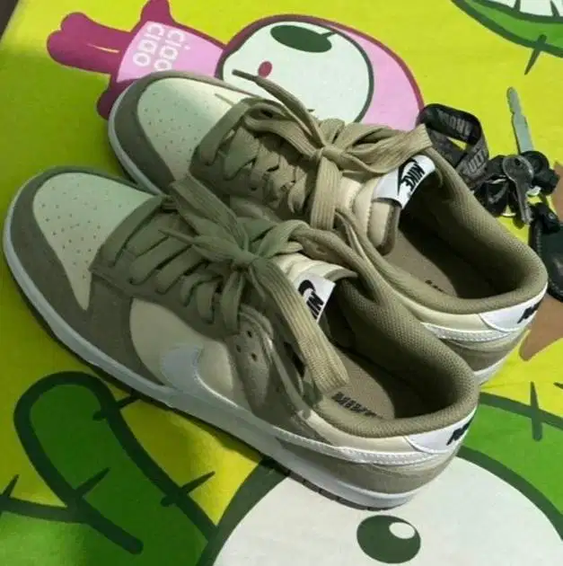 Nike Dunk Low Retro Se Men's Basketball Shoes - Neutral Olive/White