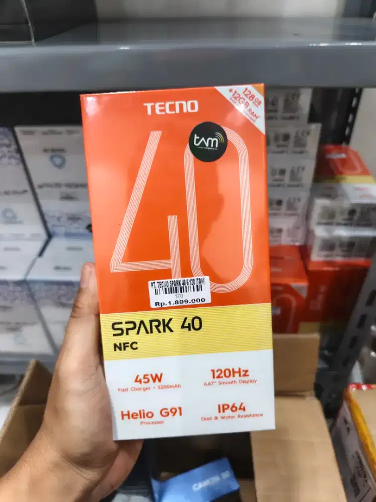 TECNO SPARK 40 6/128GB | ATLANTIS DAHSYAT