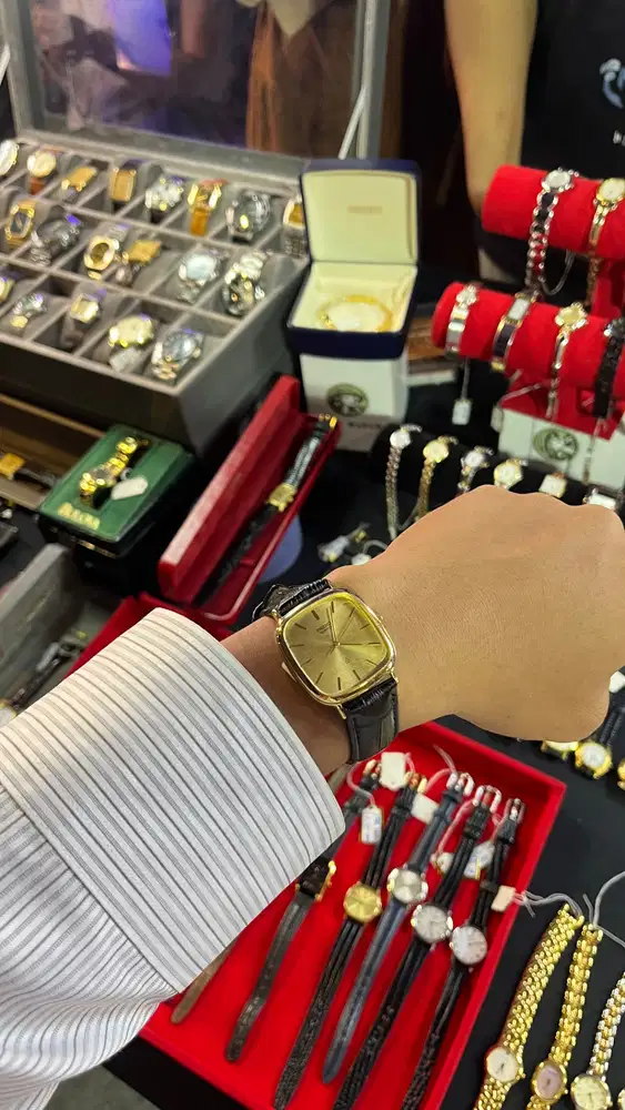 JUAL SEIKO VINTAGE LINEN DIAL 1982 (PASARAN 2juta++) Negotiable