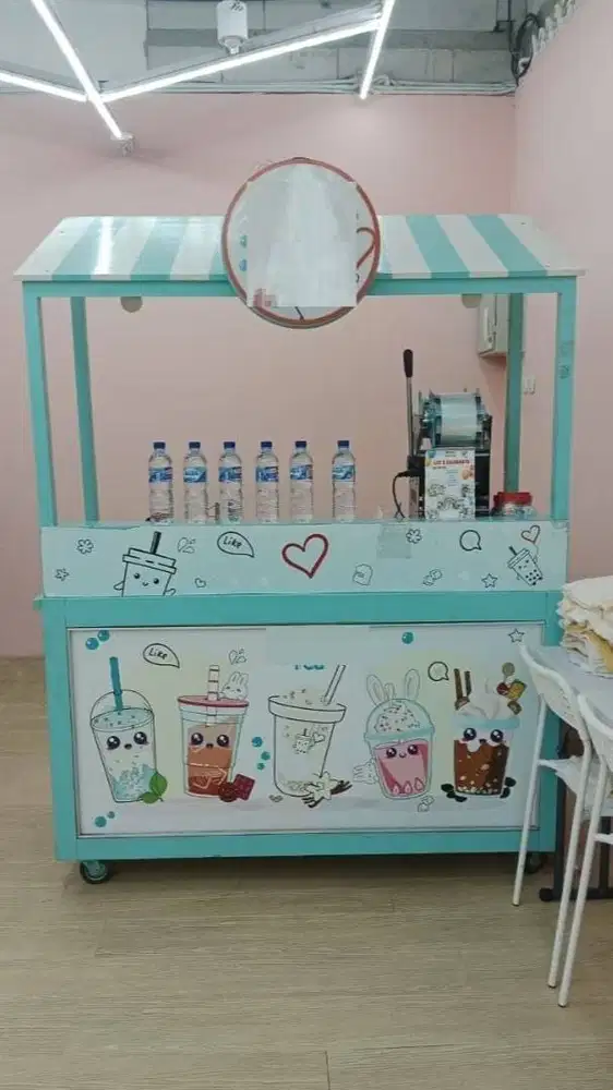 Booth minuman siap pakai