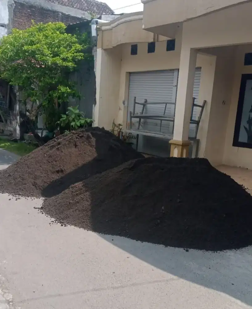 Material bangunan, pasir, koral, batu kali dll