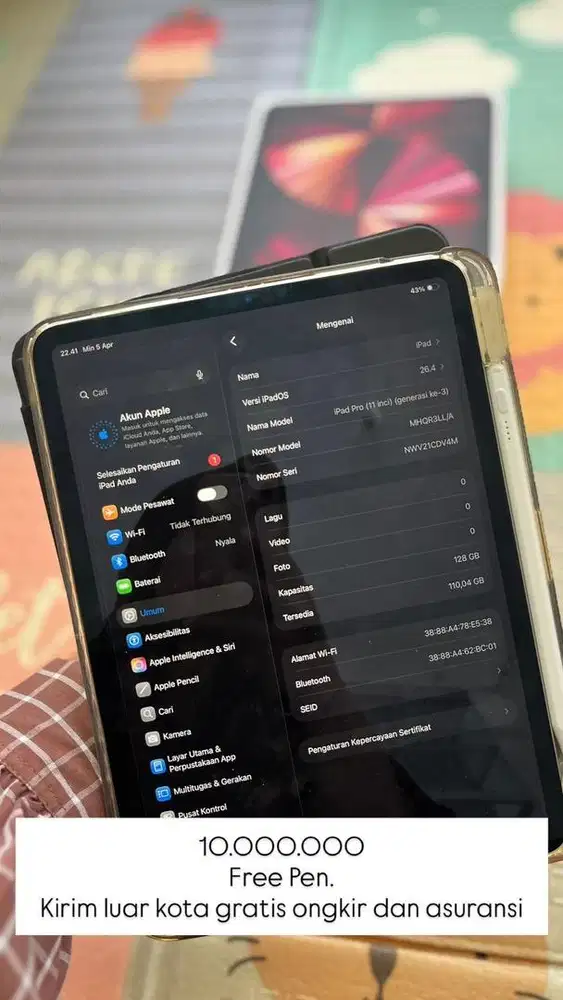 Ipad pro 11 inch generasi 3