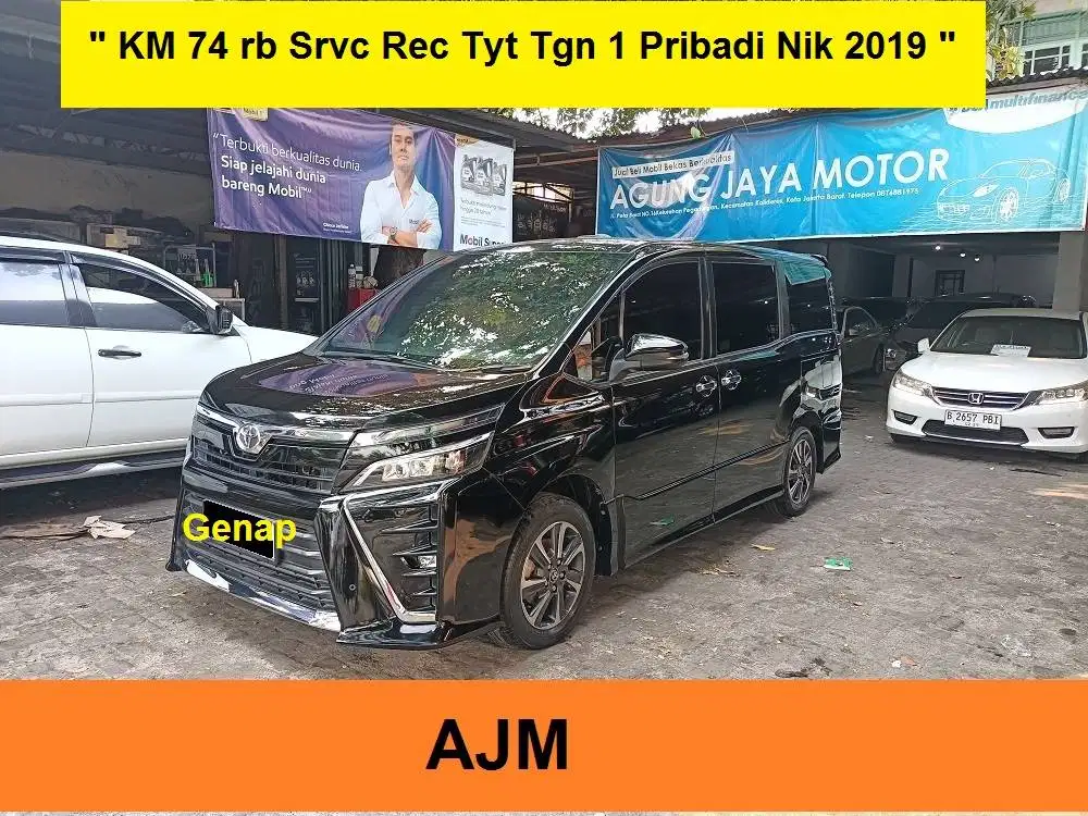 Tyt Voxy Km 74 rb Srvc Rec Tyt 2019 Tgn 1 Pribadi dr Baru Siap Pakai