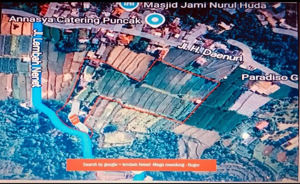 JUAL TANAH MURAH DAPAT VILLA  - MEGAMENDUNG -BOGOR