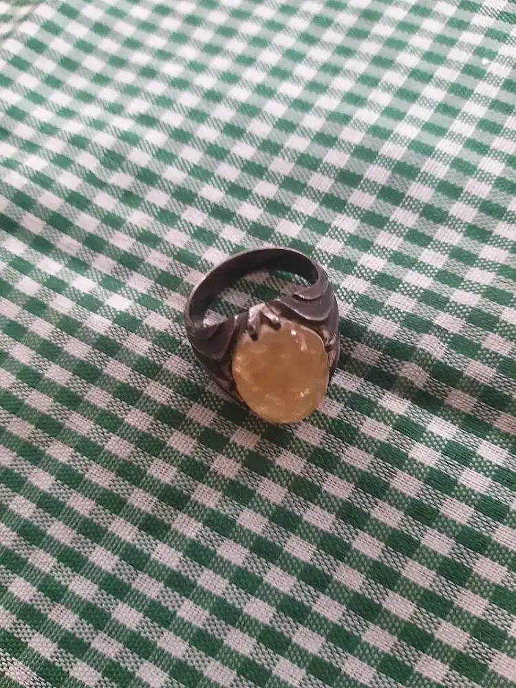 Dijual batu Cincin Yakut ikatan.perak.elegan berkarisma Vintage