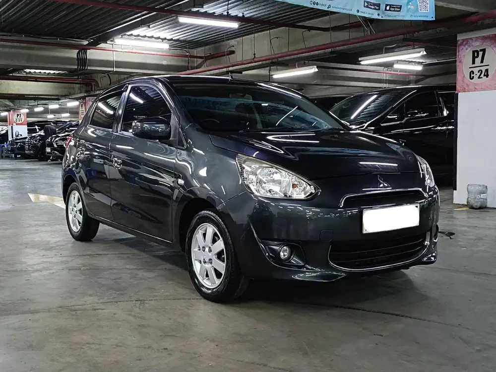 (TDP 25JT) LOW KM 76 RB ! MIRAGE EXCEED 1.2 A/T 2013 ABU ! ( ANTIK )