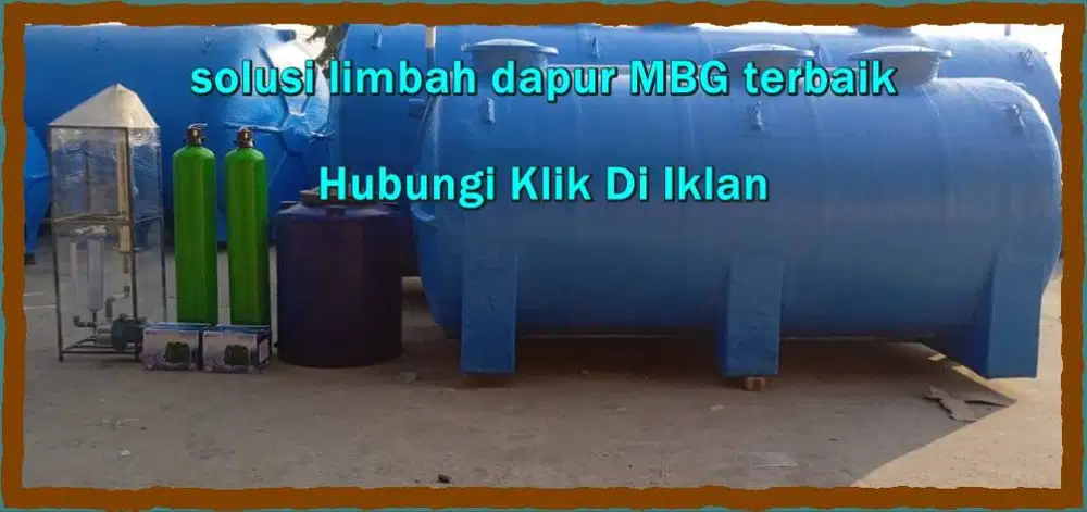 IPAL dapur  SPPG restoran MBG-IPAL Badan Gizi Nasional, IPAL BGN