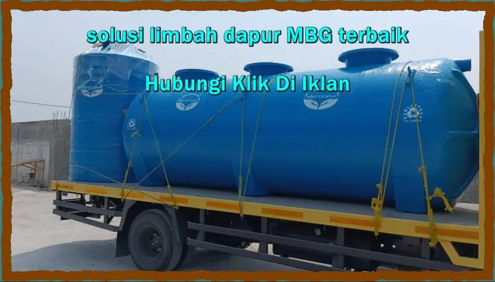 IPAL dapur kapasitas besar MBG -IPAL Dapur SPPG