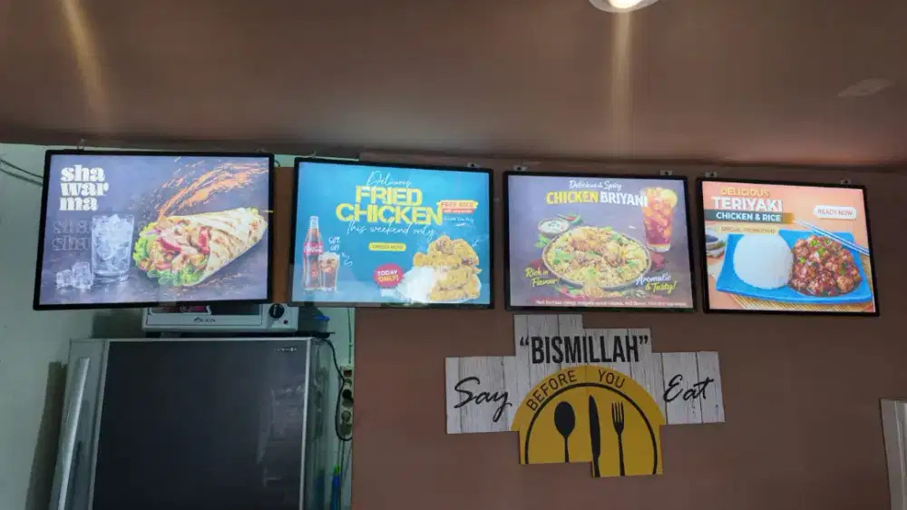 Light Box Menu ukuran A3