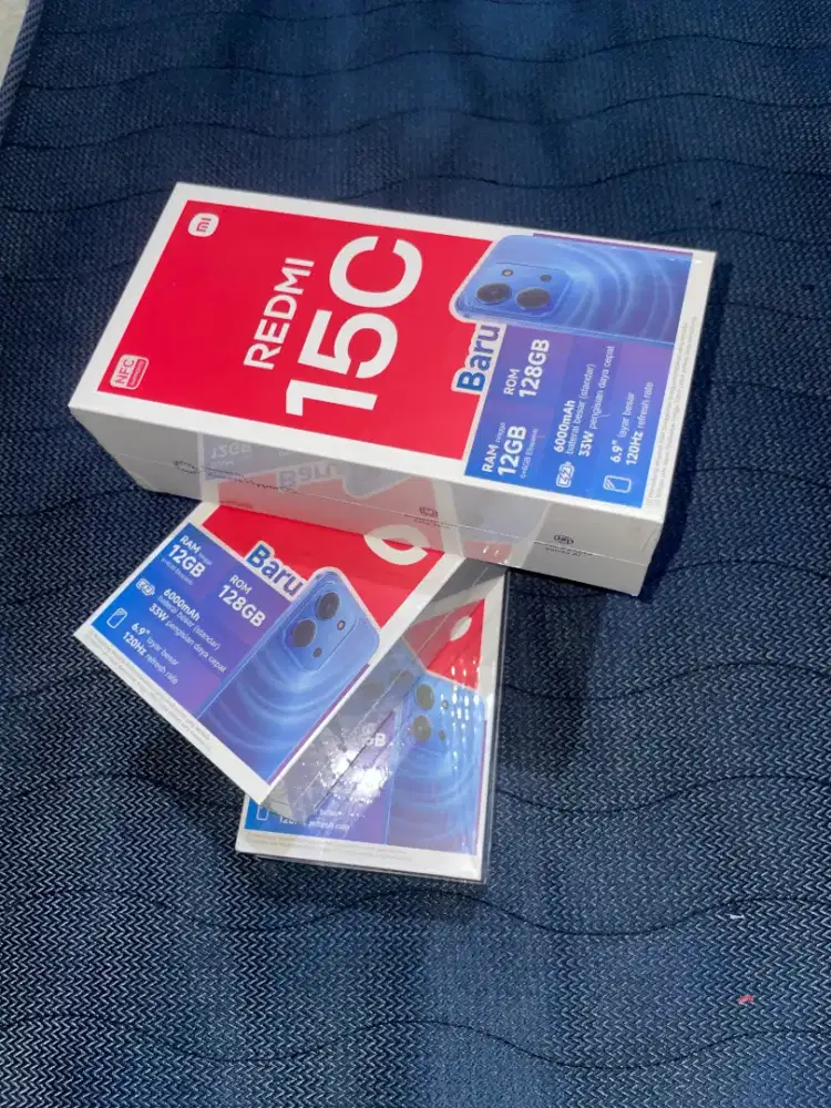 Redmi 15C 6/128 New Garansi Resmi 15 Bulan