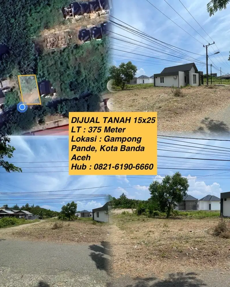Tanah di jual banda aceh