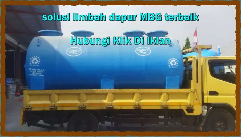 instalasi IPAL dapur cepat MBG- IPAL Dapur BGN