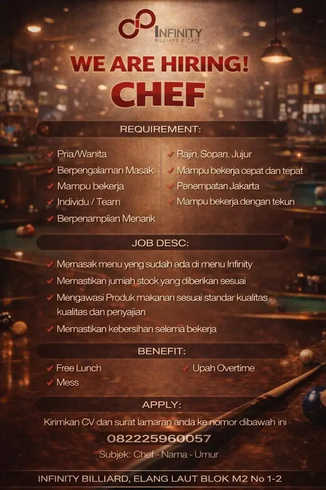 HEAD CHEF / MASAK