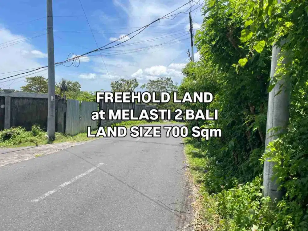 Tanah 5 menit ke Pantai Melasti Ungasan Badung Bali