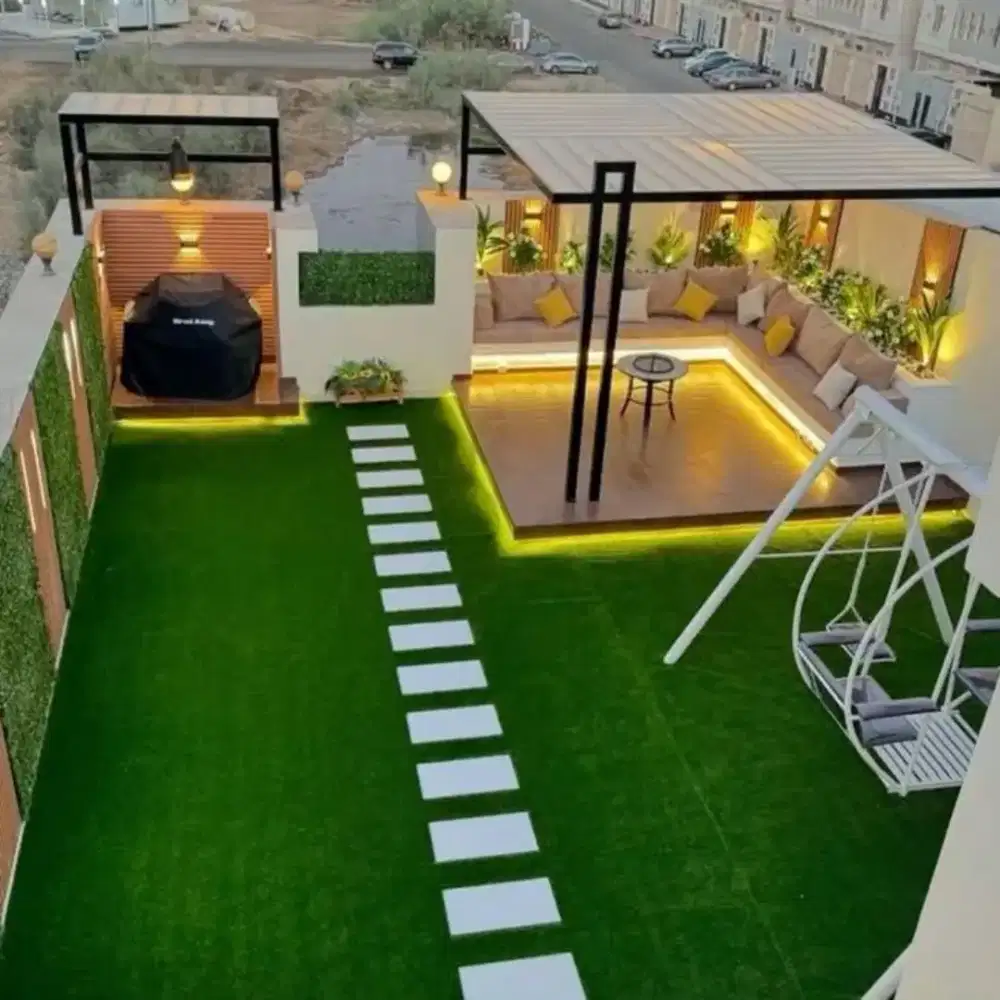 Jasa pembuatan taman sintetis taman kering taman Ooutdoor dll #17