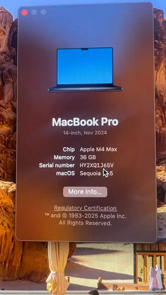 Macbook Pro M4 Max RAM 36 Gb like New