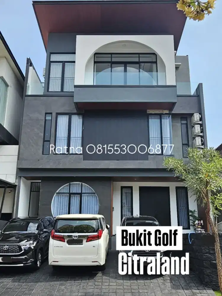 Dijual Rumah 3 Lantai Bukit Golf Citraland Furnish + Ada Pool