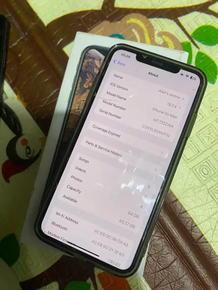 iPhone XSMAX All Operator