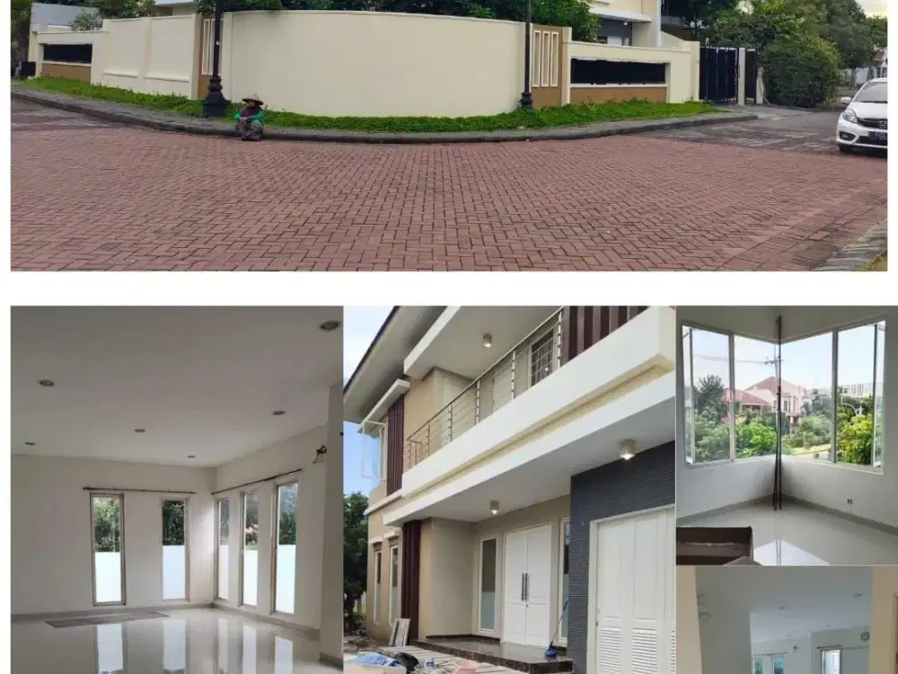 *RUMAH BARU GRESS PREMIUM QUALITY 3 LANTAI MANYAR KERTOADI JALAN BESAR MINIMALIS MODERN*