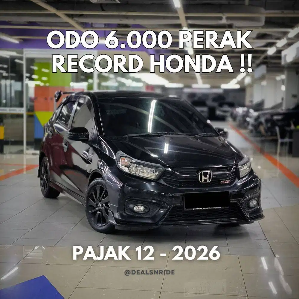 KM 6.000 ANTIKK !!! PAJAK 12/2026 HONDA BRIO RS URBANITE CVT 2022